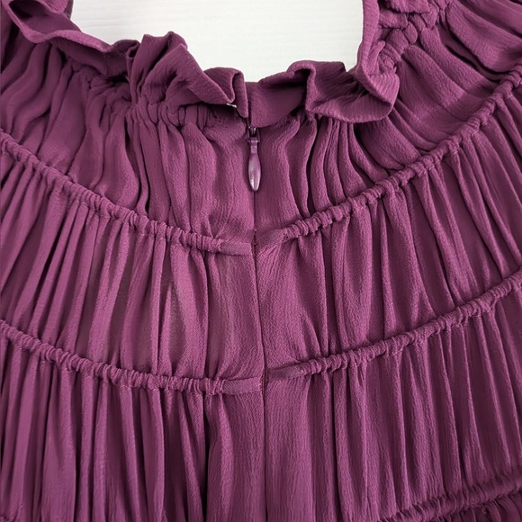 FARM RIO Burgundy Ruffled Blouse - Picture 11 of 16